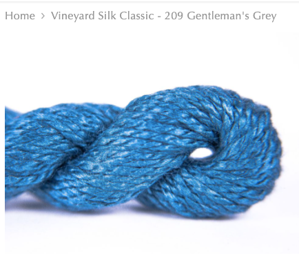 Vineyard Silk C-209 Gentleman's Grey