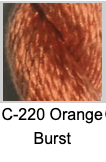 Vineyard Silk C-220 Orange Burst